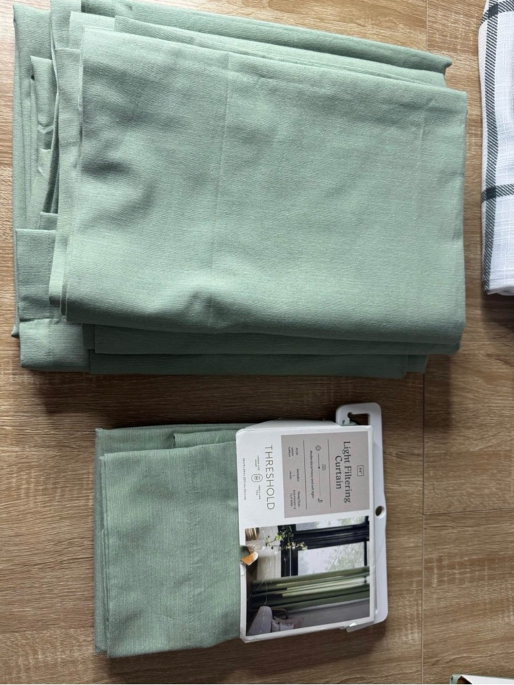 54"x84" Light Filtering Solid Farrah Window Curtain